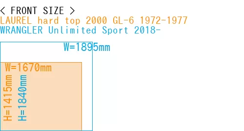 #LAUREL hard top 2000 GL-6 1972-1977 + WRANGLER Unlimited Sport 2018-